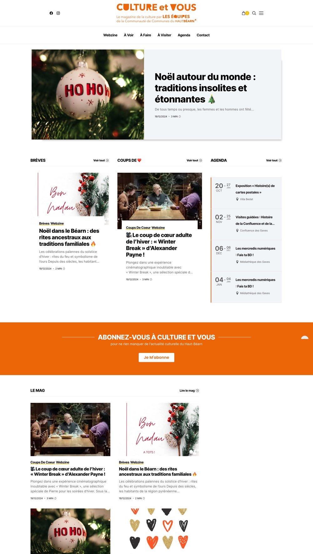 Webzine Culture et vous en haut-Béarn